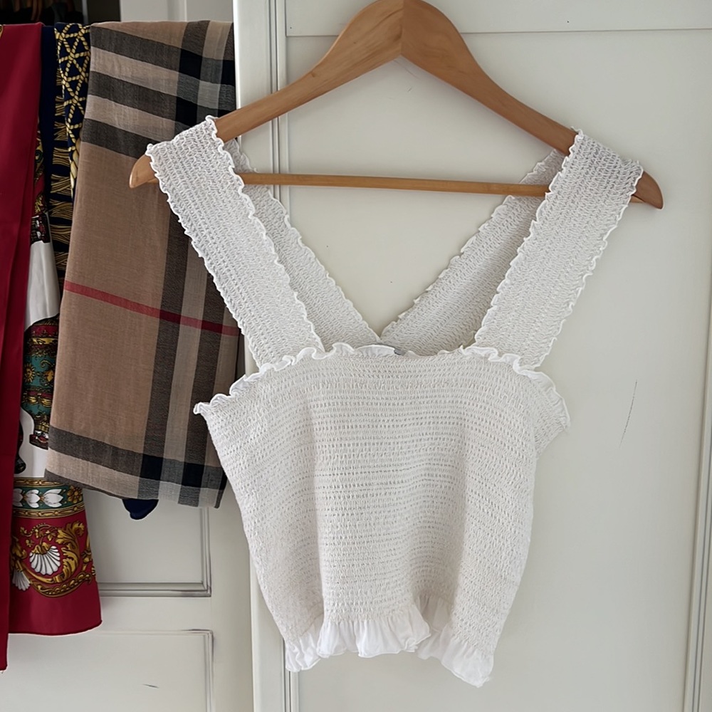Zara Women's White Blouse Top